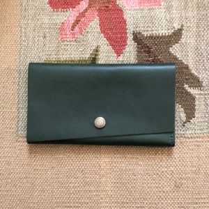 Portland Leather Forest Green Rancher Wallet-NEW